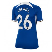 Camisa de Futebol Chelsea Levi Colwill #26 Equipamento Principal Mulheres 2023-24 Manga Curta